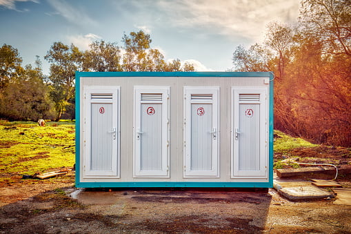 Portable toilets for camping