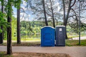 Portable toilet rentals for outdoor events